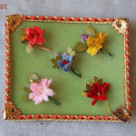Patter Card Velvet Flowers